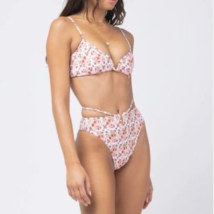NWOT L*Space Camacho Bikini Bottom in Block Party size M